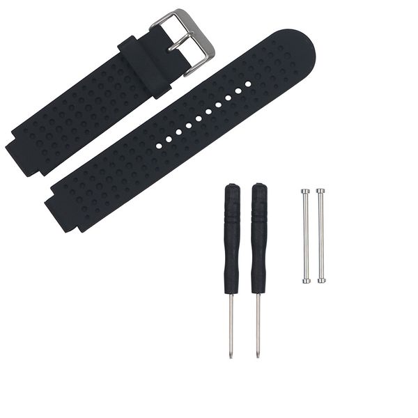 watchbands black new 2018 soft silicone strap replacement watchband+lugs adapters for garmin forerunner 230/235/220 watch straps, Black;brown
watchbands black new 2018 soft silicone strap replacement watchband+lugs adapters for garmin forerunner 230/235/220 watch straps, Black;brown