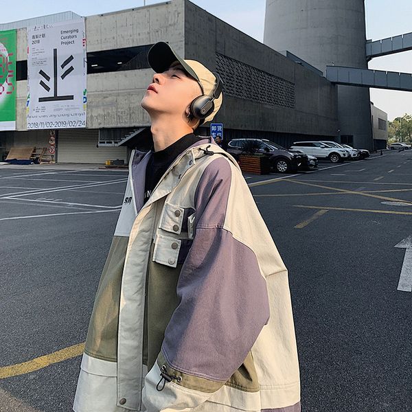 Autumn Men Oversized Streetwear Bomber Jackets Patchwork Color Block Cargo Windbreaker Cotton Mens Jackets Coats Clothes
Autumn Men Oversized Streetwear Bomber Jackets Patchwork Color Block Cargo Windbreaker Cotton Mens Jackets Coats Clothes