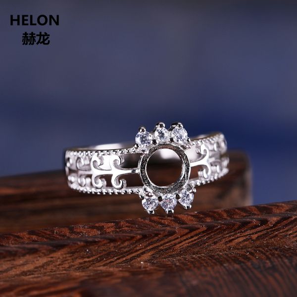 925 sterling silver ring semi mount engagement wedding ring for women crystal 6x6mm round cabochon setting for amber diy stone, Golden;silver
925 sterling silver ring semi mount engagement wedding ring for women crystal 6x6mm round cabochon setting for amber diy stone, Golden;silver