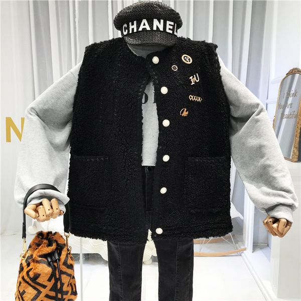 appliques cardigan vest of women high street solid o-neck open stitch vest for women sleeveless fasion abrigos mujer 2019, Black;white
appliques cardigan vest of women high street solid o-neck open stitch vest for women sleeveless fasion abrigos mujer 2019, Black;white