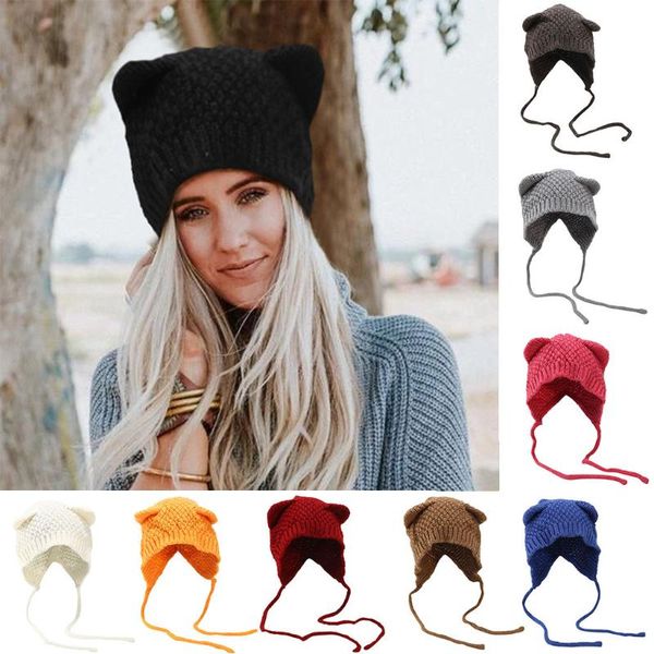 knitted hat women bucket knitted hat fashion women winter knit cat ears set thick warm solid earmuff lady cap #1, Blue;gray
knitted hat women bucket knitted hat fashion women winter knit cat ears set thick warm solid earmuff lady cap #1, Blue;gray
