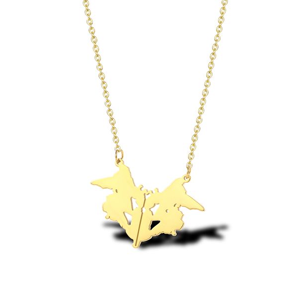 stainless steel rorschach test card necklace science art statement jewellery necklace graduation gift, Silver
stainless steel rorschach test card necklace science art statement jewellery necklace graduation gift, Silver