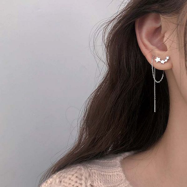 lism real silver 925 sterling silver new shine charming crystal star long pendant earrings for women girl punk party jewelry
lism real silver 925 sterling silver new shine charming crystal star long pendant earrings for women girl punk party jewelry