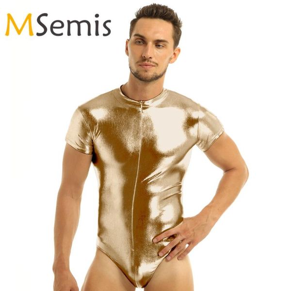 mens swimsuit one-piece swimwear wetlook patent leather short sleeves zippered leotard bodysuit gymnastics leotard swimming suit
mens swimsuit one-piece swimwear wetlook patent leather short sleeves zippered leotard bodysuit gymnastics leotard swimming suit