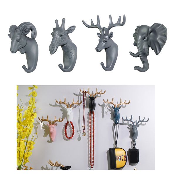 4шт nordic стиль смолы animal head декоративное hook серый цвет deer
4шт nordic стиль смолы animal head декоративное hook серый цвет deer