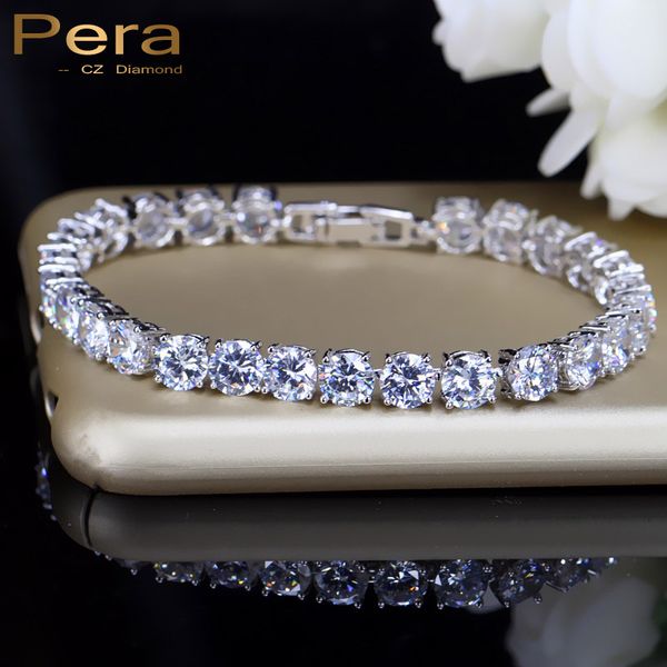 pera classic 0.5 round shape connected cubic zirconia stone sterling silver women wedding bracelets jewelry for gift b015, Black
pera classic 0.5 round shape connected cubic zirconia stone sterling silver women wedding bracelets jewelry for gift b015, Black