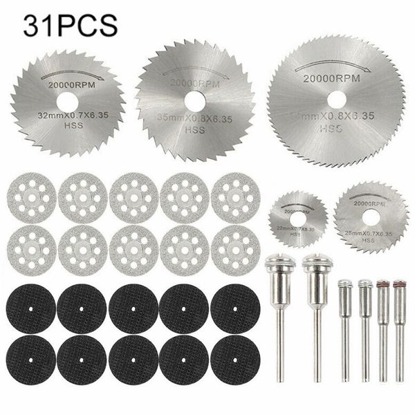 31pcs diamond hand cutting disc resin cutting wheel saw blade grinding mandrel set for rotary drill power tools
31pcs diamond hand cutting disc resin cutting wheel saw blade grinding mandrel set for rotary drill power tools