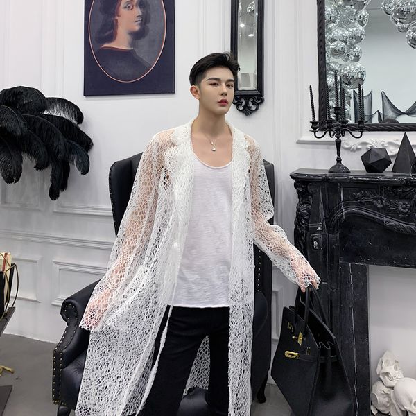 spring summer men see-through lace long trench coat cloak women hollow out mesh vintage shirt jacket punk stage costume, Tan;black
spring summer men see-through lace long trench coat cloak women hollow out mesh vintage shirt jacket punk stage costume, Tan;black