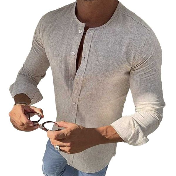 2019 popular fashion men linen cotton long sleeve shirt fitness slim fit casual men shirts solid blouse, White;black
2019 popular fashion men linen cotton long sleeve shirt fitness slim fit casual men shirts solid blouse, White;black