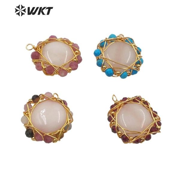 wt-c294 wkt multicolor natural stone connector brass wire warpped stone beads connector fashion pendant for jewelry making, Blue;slivery
wt-c294 wkt multicolor natural stone connector brass wire warpped stone beads connector fashion pendant for jewelry making, Blue;slivery