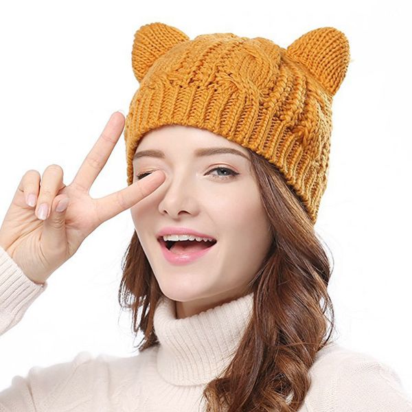 2018 selling cat ears cute hats for women brand knitting warm korean lovely beanies winter knitted cap valentine's day gift, Blue;gray
2018 selling cat ears cute hats for women brand knitting warm korean lovely beanies winter knitted cap valentine's day gift, Blue;gray