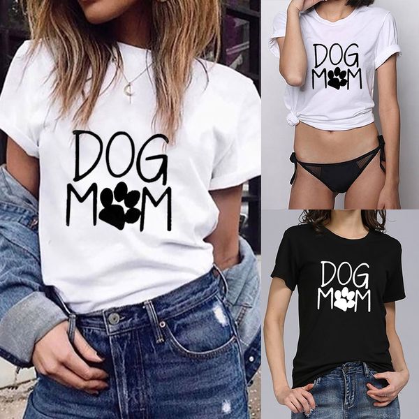 aesthetic korean clothes fashion women's loose short-sleeved dog mom print t-shirt casual o-neck tee shirt femme sexy top, White
aesthetic korean clothes fashion women's loose short-sleeved dog mom print t-shirt casual o-neck tee shirt femme sexy top, White