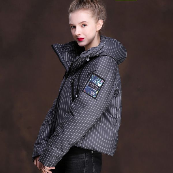 women's down & parkas loose fit striped hooded fashion duck jackets women short design white coats outerwear 2021 autumn winter, Black
women's down & parkas loose fit striped hooded fashion duck jackets women short design white coats outerwear 2021 autumn winter, Black
