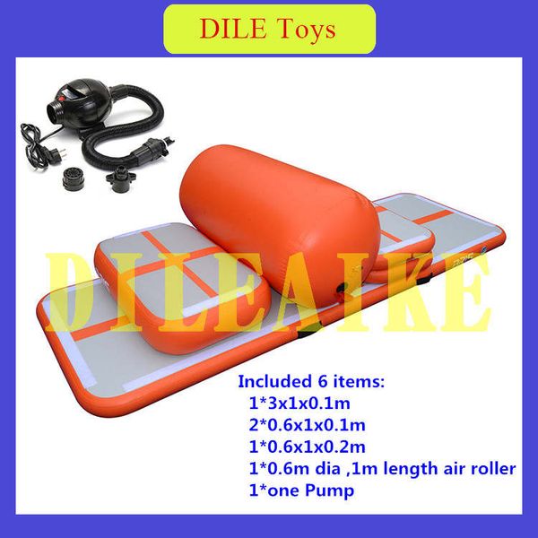 Deal 5pcs/a Set Inflatable Air Track Tumbling Mat Gymnastic Air Mats With One Pump