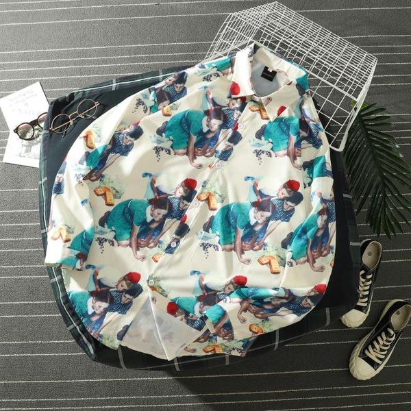 men's summer blouses baggy beach hawaiian cotton pattern print color full sleeve lapel blouse white shirts camisa masculina, White;black
men's summer blouses baggy beach hawaiian cotton pattern print color full sleeve lapel blouse white shirts camisa masculina, White;black
