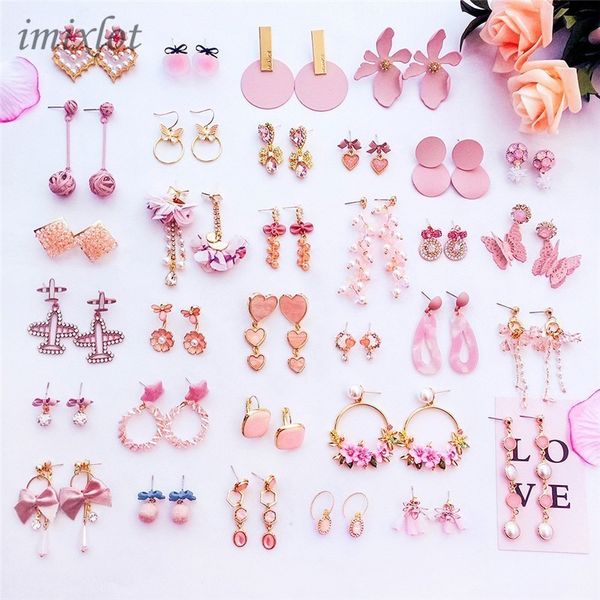2020 simple korean girl cute heart pink earrings princess bow drop earrings wholesale for women fashion jewelry accessories, Silver
2020 simple korean girl cute heart pink earrings princess bow drop earrings wholesale for women fashion jewelry accessories, Silver