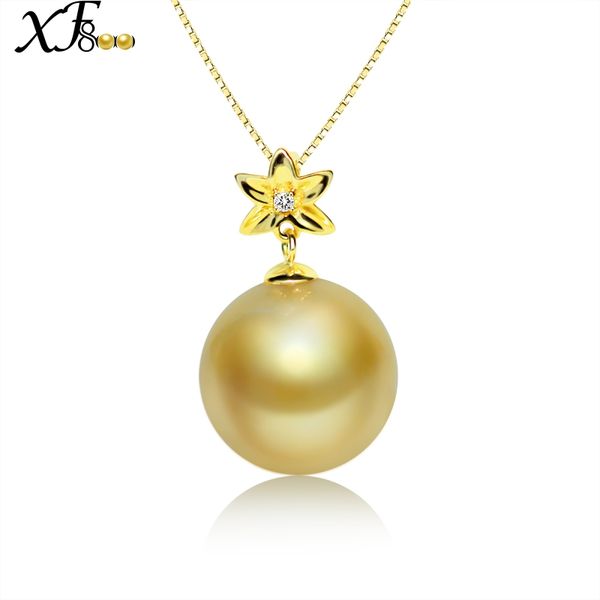 xf800 south sea gold pearl 18k gold jewelry pendant 9-14mm natural pearl jewelry luxury fine wedding party gift for women d321, Silver
xf800 south sea gold pearl 18k gold jewelry pendant 9-14mm natural pearl jewelry luxury fine wedding party gift for women d321, Silver