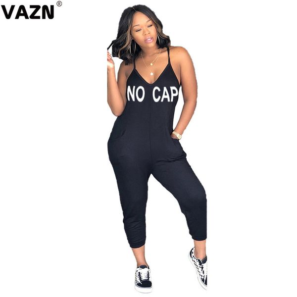vazn new fashion 2020 summer elastic skinny sleeveless strap letter beach womens jumpsuit fashion jumpsuits, Black;white
vazn new fashion 2020 summer elastic skinny sleeveless strap letter beach womens jumpsuit fashion jumpsuits, Black;white