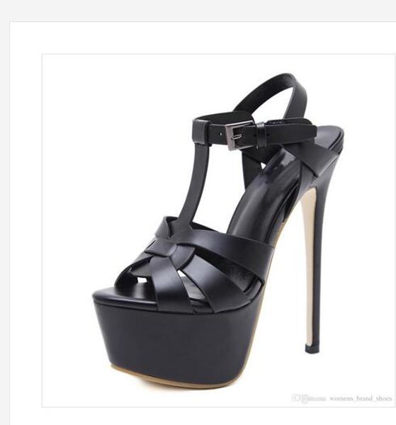 2020 style in europe and america big yards for women's shoes 16 cm high with waterproof computer new women's high-heeled sandals i, Black
2020 style in europe and america big yards for women's shoes 16 cm high with waterproof computer new women's high-heeled sandals i, Black