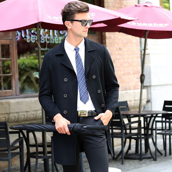 100% wool winter jacket men casual wool coats double-sided high-quality material men's busniess outerwear windbreaker clothing, Black
100% wool winter jacket men casual wool coats double-sided high-quality material men's busniess outerwear windbreaker clothing, Black