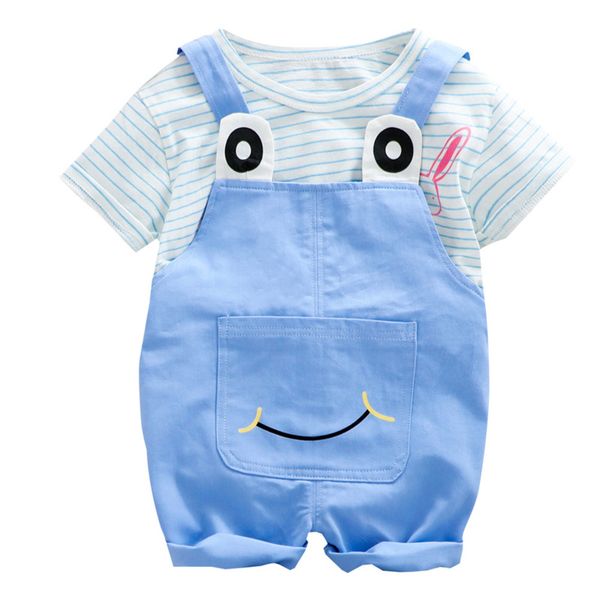 new summer children clothes baby boys girls striped t shirt bib shorts 2pcs/sets toddler tracksuit kids infant casual clothing, White
new summer children clothes baby boys girls striped t shirt bib shorts 2pcs/sets toddler tracksuit kids infant casual clothing, White