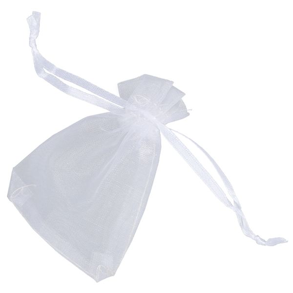25 × organza bag gift bag pouch white 
25 × organza bag gift bag pouch white