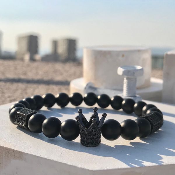 trendy imperial crown & sers bracelets men natural stone beads for women men jewelry pulseras mujer bileklik erkek s915, Black
trendy imperial crown & sers bracelets men natural stone beads for women men jewelry pulseras mujer bileklik erkek s915, Black