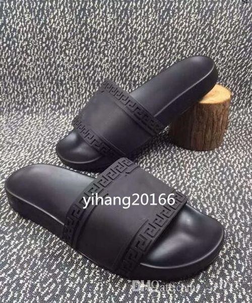 cartoon fashion women solid striped mens sandals with embossed head slippers causal non-slip summer huaraches sandals flip flops 7-12, Black 
cartoon fashion women solid striped mens sandals with embossed head slippers causal non-slip summer huaraches sandals flip flops 7-12, Black