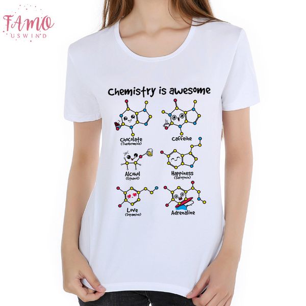 chemistry is awesome letter t shirt womens t shirt womens cute graphic tee greet science geek funny women tshirt l18 72, White
chemistry is awesome letter t shirt womens t shirt womens cute graphic tee greet science geek funny women tshirt l18 72, White