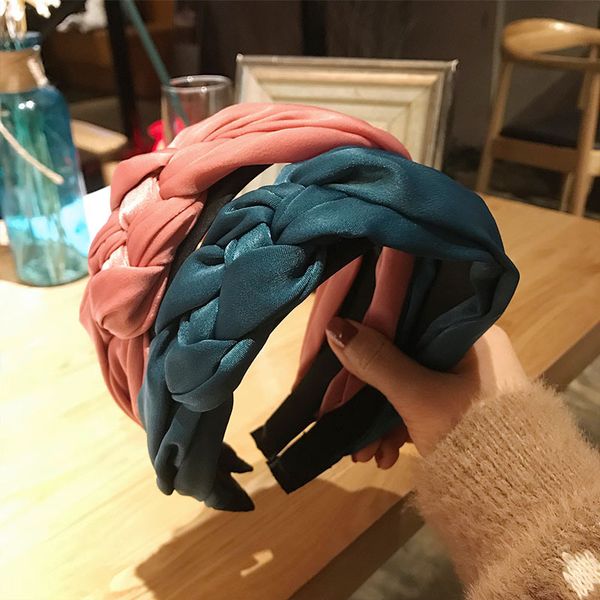korean fashion trend twist hair hoop women fabric knotted headband solid hair accessories wide band headwear
korean fashion trend twist hair hoop women fabric knotted headband solid hair accessories wide band headwear