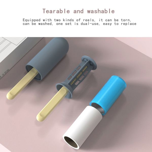 handheld lint roller pet cat dog clothes hair dust remover with washable roller and tear off paper roller cleaning brush
handheld lint roller pet cat dog clothes hair dust remover with washable roller and tear off paper roller cleaning brush