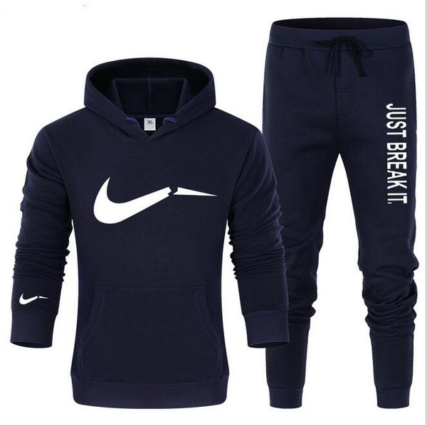 new mens tracksuit fashion designer hoodies pants 2 piece sets solid color brand outfit suits 2019 nike tracksuits for mens high quality, Gray
new mens tracksuit fashion designer hoodies pants 2 piece sets solid color brand outfit suits 2019 nike tracksuits for mens high quality, Gray