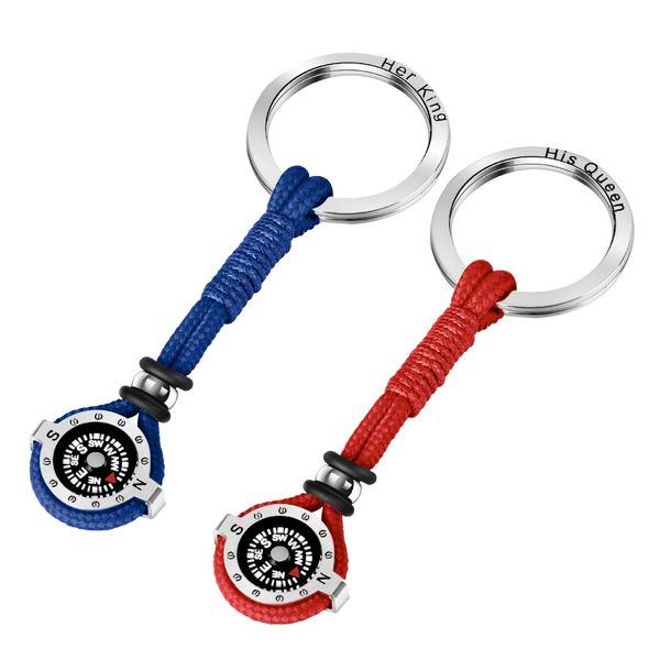 lover women her king his queen survival keychain compass keyring key chain superhero men couple 1lot=2pcs, Silver
lover women her king his queen survival keychain compass keyring key chain superhero men couple 1lot=2pcs, Silver