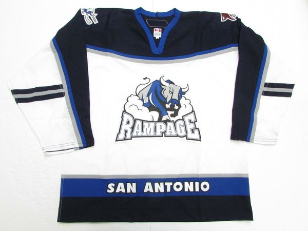 custom ahl san antonio rampage 19 matt murley 18 kamil piros authentic hockey jerseys white stitched any name your number customized s-6xl, Black
custom ahl san antonio rampage 19 matt murley 18 kamil piros authentic hockey jerseys white stitched any name your number customized s-6xl, Black