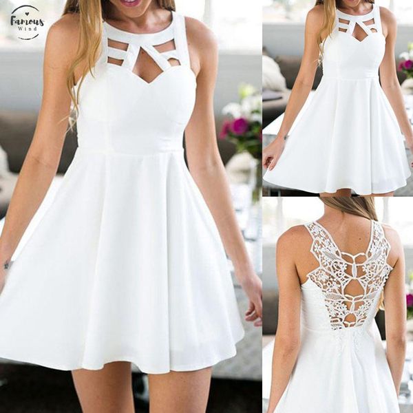 dress women boho back lace mini a line sundress sleeveless evening party summer beach dress women dress summer 2020, Black;gray
dress women boho back lace mini a line sundress sleeveless evening party summer beach dress women dress summer 2020, Black;gray