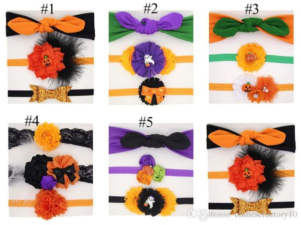 3pcs/set halloween baby girls ghost pumpkin headband set kids sequins hair bowknot children head band flower hair accessories sets, Slivery;white 
3pcs/set halloween baby girls ghost pumpkin headband set kids sequins hair bowknot children head band flower hair accessories sets, Slivery;white