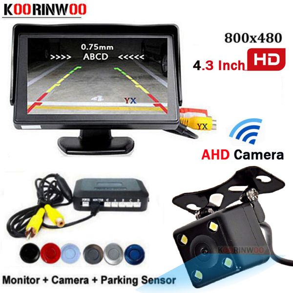 koorinwoo core cpu system ahd car parking sensors 4 radar adjustable speaker 4.3 car monitor + camera rear parking camera backup
koorinwoo core cpu system ahd car parking sensors 4 radar adjustable speaker 4.3 car monitor + camera rear parking camera backup