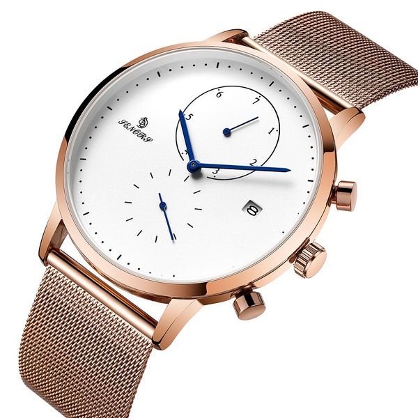 mens watches waterproof wrist watches ultra thin date simple casual quartz watch for men sports watch clock, Slivery;brown
mens watches waterproof wrist watches ultra thin date simple casual quartz watch for men sports watch clock, Slivery;brown