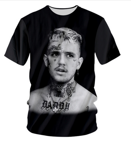 summer style fashion mens/womens lil peep funny 3d print casual t-shirt abcq00171, White;black
summer style fashion mens/womens lil peep funny 3d print casual t-shirt abcq00171, White;black