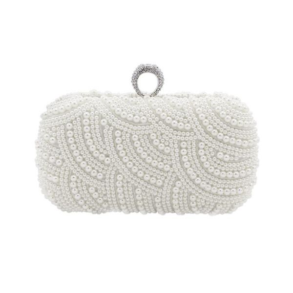 the hand made luxury pearl clutch bags women purse diamond chain white evening bags for party wedding black bolsa feminina
the hand made luxury pearl clutch bags women purse diamond chain white evening bags for party wedding black bolsa feminina
