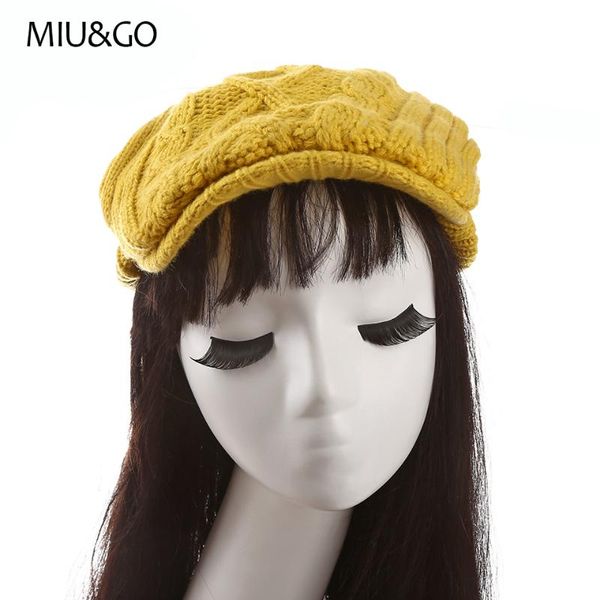 miu&go new arrival women's beanie winter knit beret cap crochet gatsby viseira hat boina francesa for girls 67292, Blue;gray
miu&go new arrival women's beanie winter knit beret cap crochet gatsby viseira hat boina francesa for girls 67292, Blue;gray