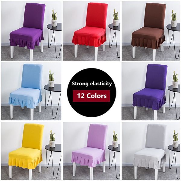 solid color spandex stretch ruffled chair cover pleated flounced seat cover for wedding party dining office banquet
solid color spandex stretch ruffled chair cover pleated flounced seat cover for wedding party dining office banquet