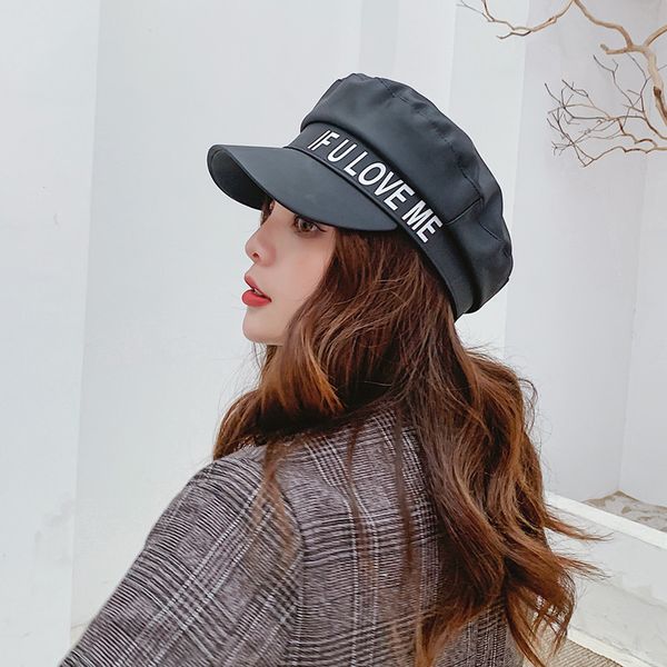 women hat classic fashion accessories baker boy hat creative newsboy cap cool pu leather winter navy cap popular baker boy, Blue;gray
women hat classic fashion accessories baker boy hat creative newsboy cap cool pu leather winter navy cap popular baker boy, Blue;gray