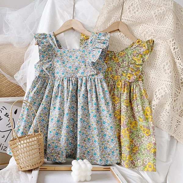 girl's sweet flounced cute s dress flying sleeve floral girl's summer princess dress children's clothing kids baby girl cloth, Red;yellow
girl's sweet flounced cute s dress flying sleeve floral girl's summer princess dress children's clothing kids baby girl cloth, Red;yellow