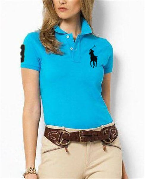 womens polo shirt lapel 100%cotton woman short-sleeved polo femme solid embroidery big horse polos shirt summer clothes camiseta 20ss, White
womens polo shirt lapel 100%cotton woman short-sleeved polo femme solid embroidery big horse polos shirt summer clothes camiseta 20ss, White