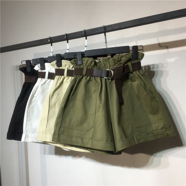 high waist shorts women solid color casual lady wide leg shorts summer women harajuku loose short femme trousers c5359, White;black
high waist shorts women solid color casual lady wide leg shorts summer women harajuku loose short femme trousers c5359, White;black