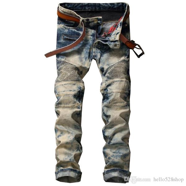 vintage jeans fold motorcycle straight slim jean pants mens tide zipper long trousers old style design, Blue
vintage jeans fold motorcycle straight slim jean pants mens tide zipper long trousers old style design, Blue