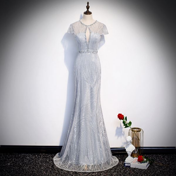 beauty-emily o neck elegant mermaid evening dresses long sleeveless beads sequins crystal silver formal party dress 2020, White;black
beauty-emily o neck elegant mermaid evening dresses long sleeveless beads sequins crystal silver formal party dress 2020, White;black