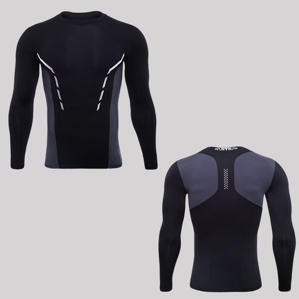 gym clothing long sleeve quick dryi spr tights long sle men fotb traing base shirt running yoga suit breathabl fitness suit wear men, Black;blue
gym clothing long sleeve quick dryi spr tights long sle men fotb traing base shirt running yoga suit breathabl fitness suit wear men, Black;blue