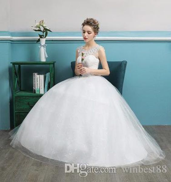 2018 muslim wedding dresses backless a line sleeveless applique pleats sweep train with sash white lace formal bridal gowns, White;black
2018 muslim wedding dresses backless a line sleeveless applique pleats sweep train with sash white lace formal bridal gowns, White;black